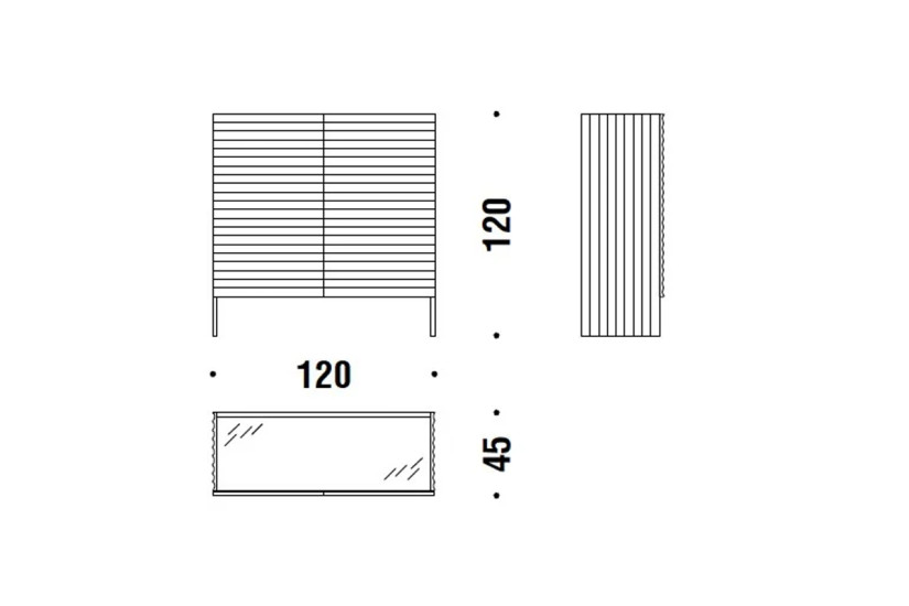 Mobile Contenitore Rows Moroso - 2