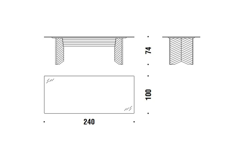 Tavolo Rows Moroso - 7