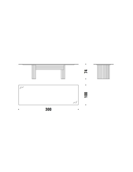 Tavolo Rows Moroso - 8