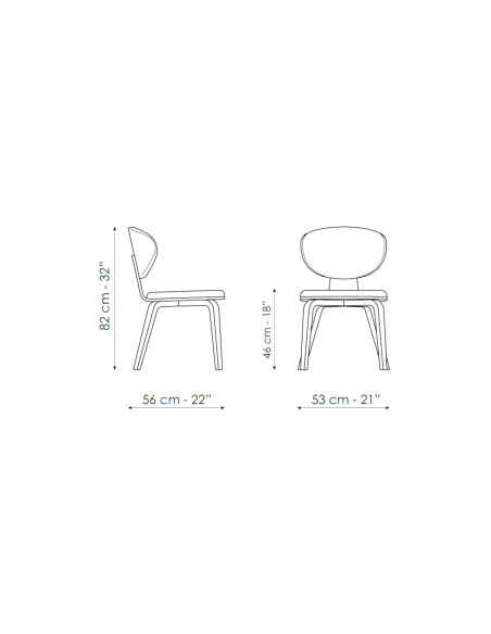 Sedia Olos Chair Bonaldo - 4