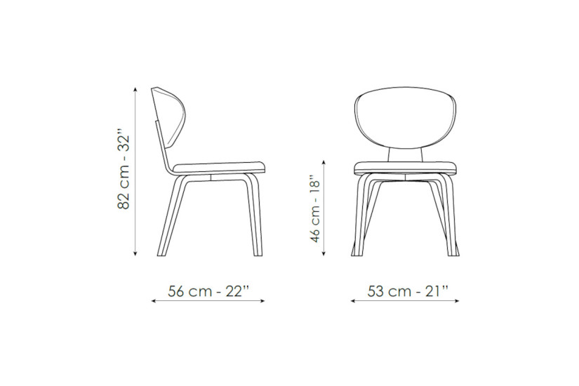 Chaise Olos Bonaldo - 4