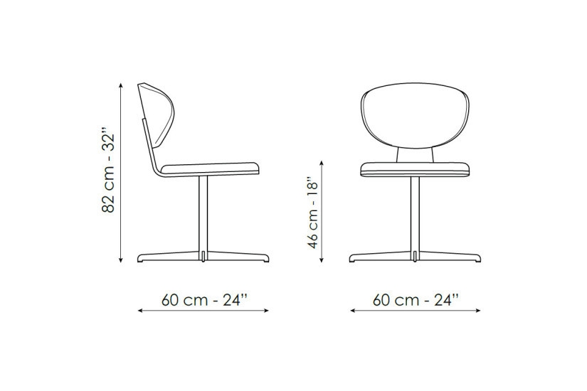 Chaise Olos Office Bonaldo - 3