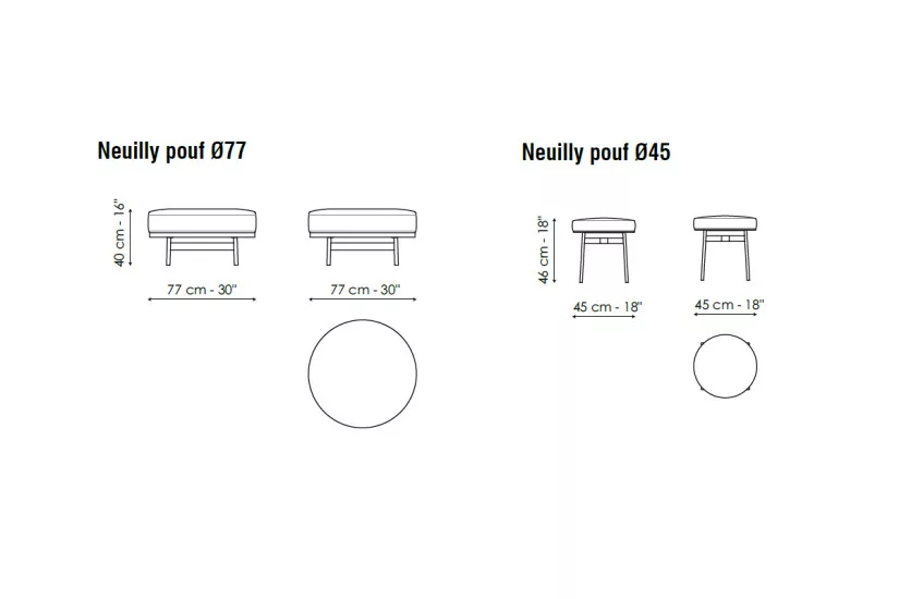 Pouf Neuilly Bonaldo - 4
