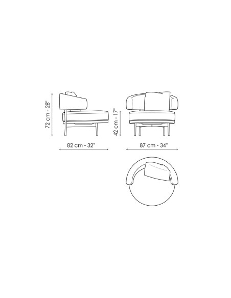 Neuilly Lounge Armchair