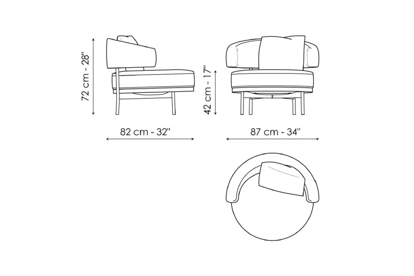 Neuilly Lounge Armchair