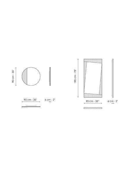 Specchio Musa Bonaldo - 3