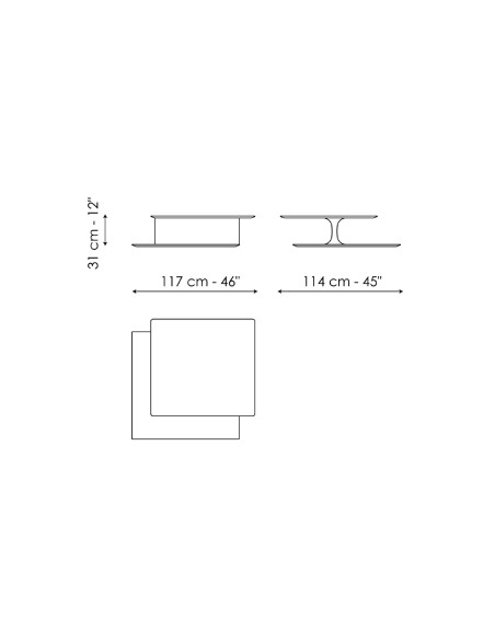 Table basse Kasumi Bonaldo - 3