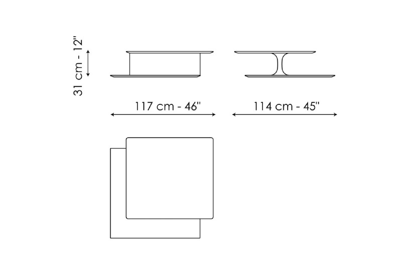 Tavolino Kasumi Bonaldo - 3