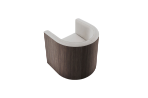 Fauteuil Confident Wood Living Divani - 1 2