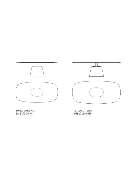 Tavolo Rock Table Maxi MDF Italia - 3