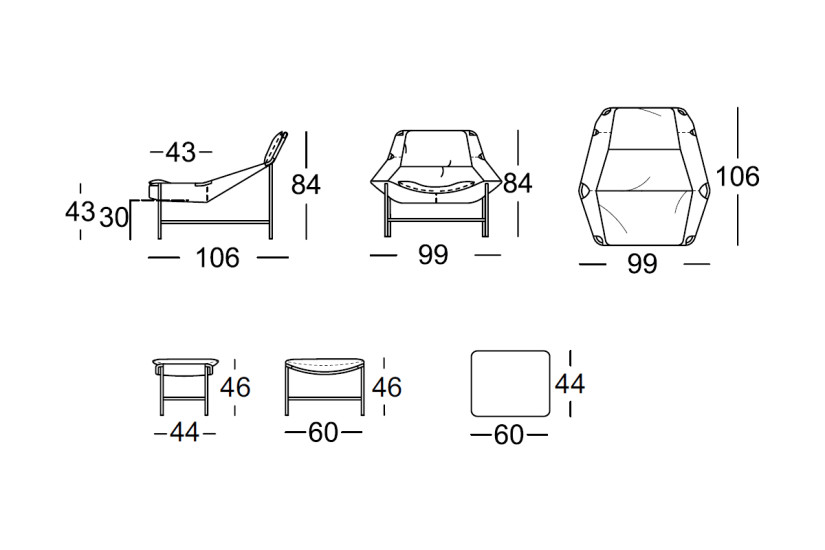 Fauteuil d'extérieur Jackout Rolf Benz - 5