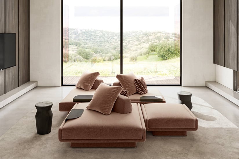 Lilas Mosaïque Sofa