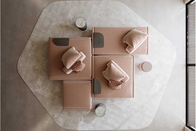 Lilas Mosaïque Sofa