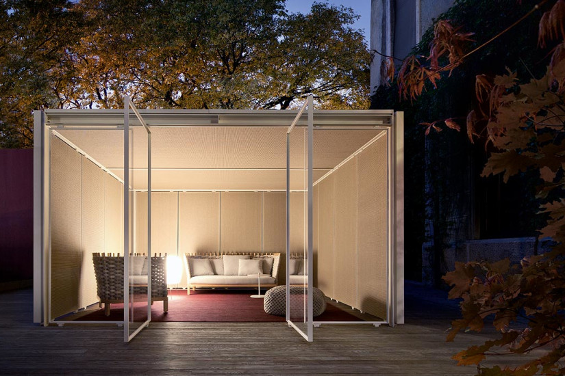 Gazebo per esterno Cabanne Paola Lenti - 4