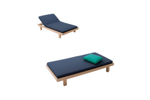 Lettino pour extérieur Toku Paola Lenti - 2