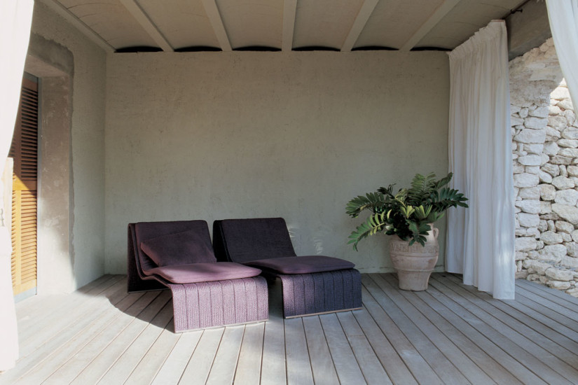 Lettino per esterno Frame Paola Lenti - 4