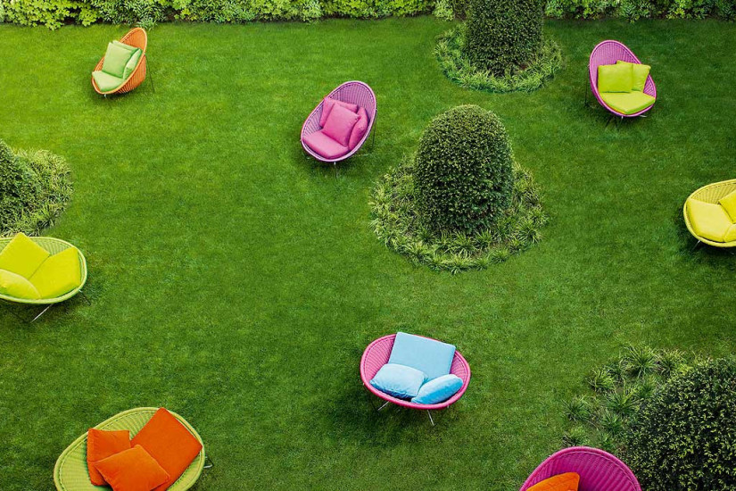 Poltrona per esterno Nido Paola Lenti - 6