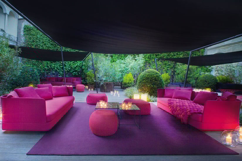 Berry Outdoor Pouf
