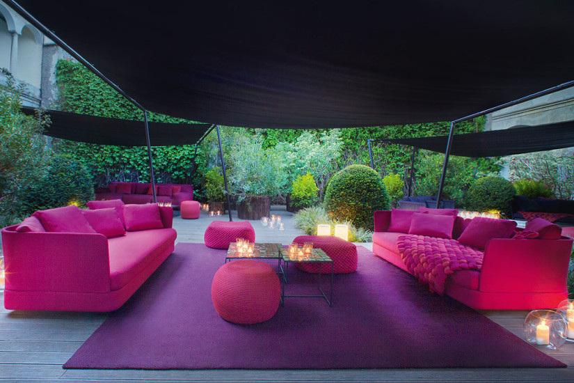 Pouf d'extérieur Berry Paola Lenti - 5