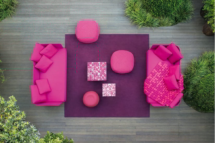Berry Outdoor Pouf