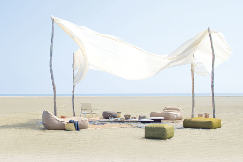 Pouf d'extérieur Hopi Paola Lenti - 2