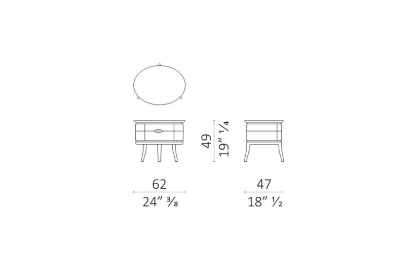 Ainda Bedside Table (Expo Offer)