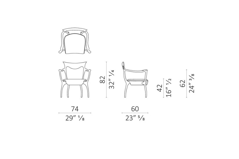 Sedia Hypnos (Offerta Expo) Ceccotti Collezioni - 4