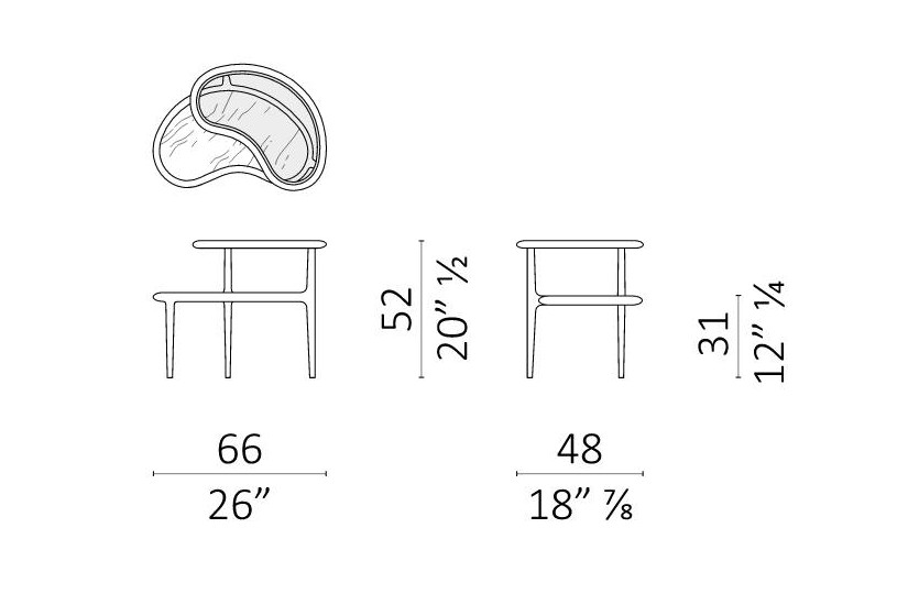 Fagiolo Low Table (Expo Offer)