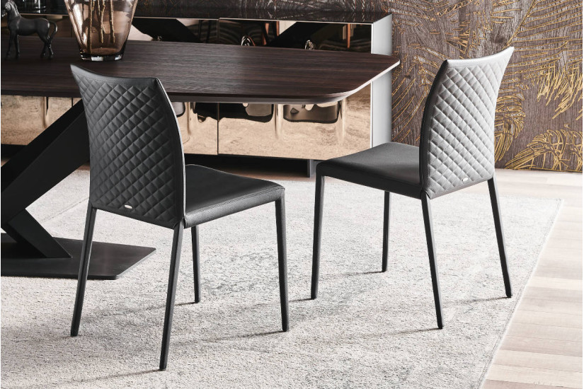 Chaise Norma Couture Cattelan Italia | Achats en Ligne