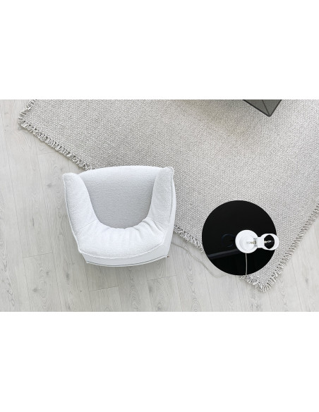 Fauteuil Archibald en tissu (Offre Expo) - 4