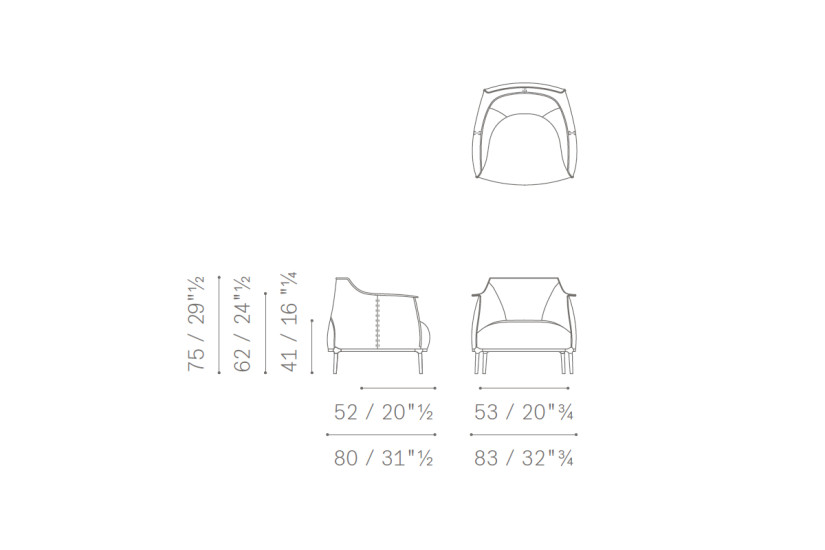 Archibald Fabric Armchair (Expo Offer)