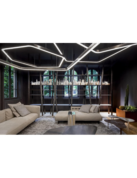 Lampe suspendue Light Ring Horizontal Polygonal Henge - 5