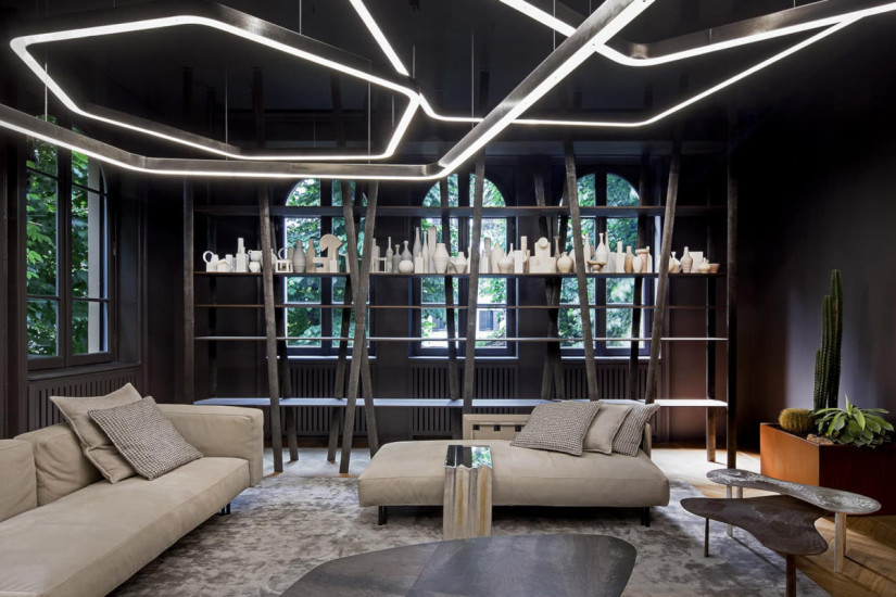 Lampe suspendue Light Ring Horizontal Polygonal Henge - 5