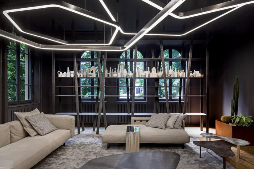 Light Ring Horizontal Polygonal Suspension Lamp