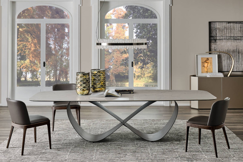 Table Butterfly Keramik Cattelan Italia | Achats en Ligne