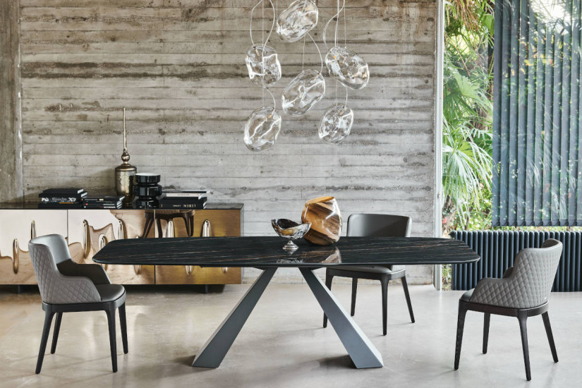 Table Eliot Keramik Cattelan Italia | Achats en Ligne