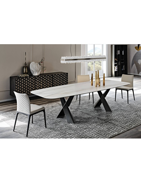 Table Mad Max Crystalart Cattelan Italia | Achats en Ligne