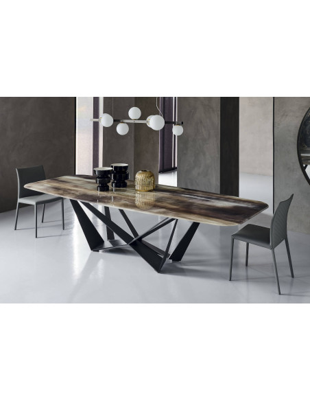 Table Skorpio Crystalart Cattelan Italia | Achats en Ligne