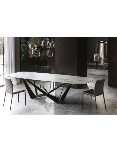 Table Skorpio Keramik Cattelan Italia | Achats en Ligne