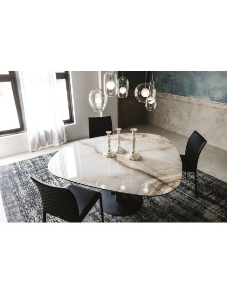 Table Skyline Round Keramik Cattelan Italia - 3