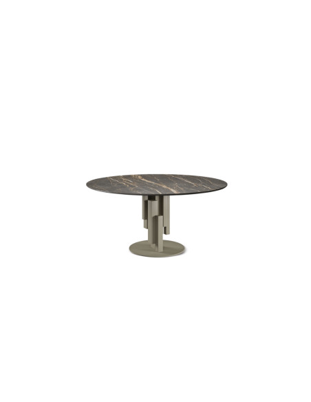 Table Skyline Round Keramik Cattelan Italia - 1
