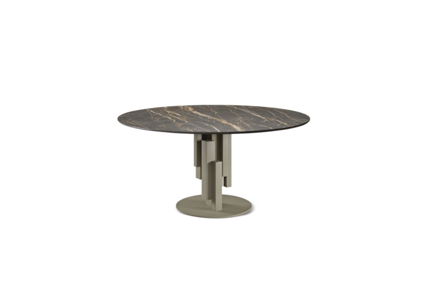 Table Skyline Round Keramik Cattelan Italia - 1