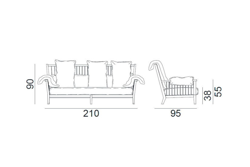 Canapé Gray 03 Gervasoni - 5