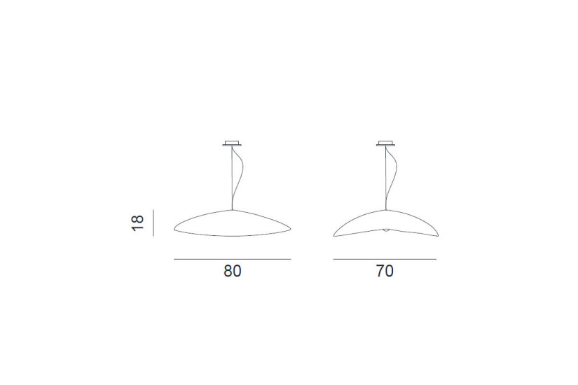 Suspension Lamp Brass 95 Gervasoni - 5