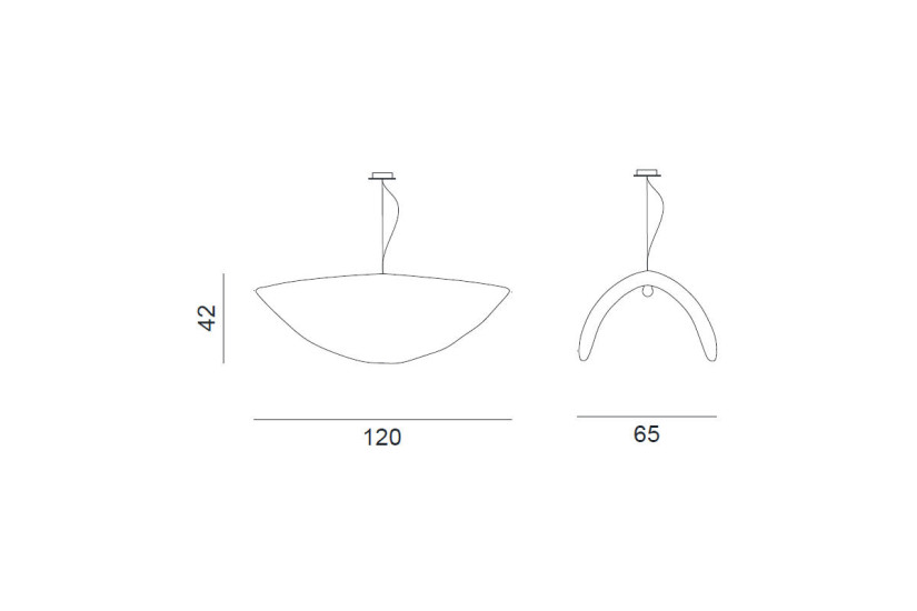 Brass 96 Suspension Lamp