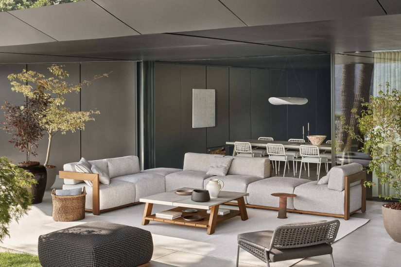 Claud Open Air Outdoor Sofa