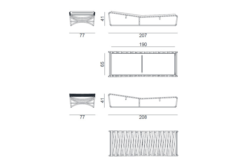 InOut 884 Outdoor Sunbed