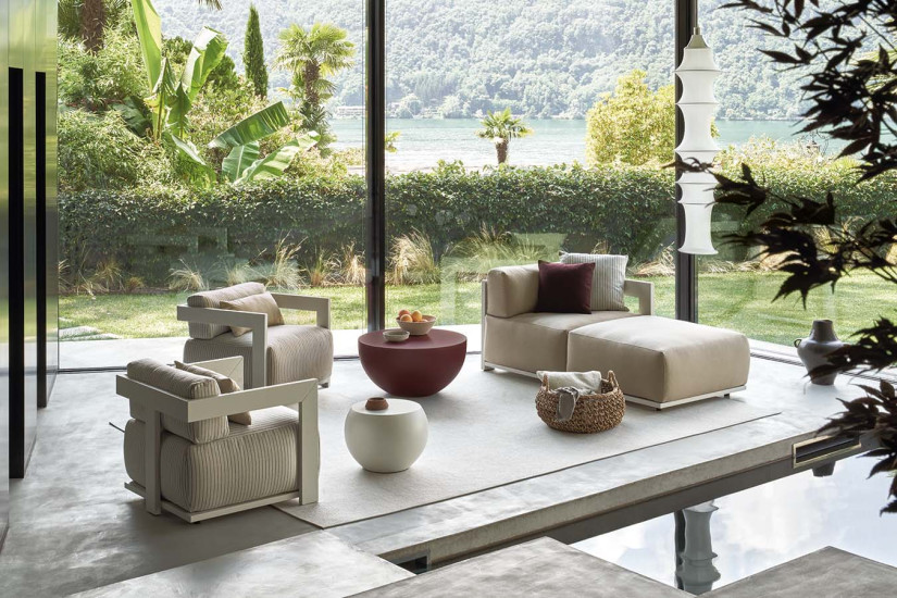 Claud Open Air Outdoor Small Armchair