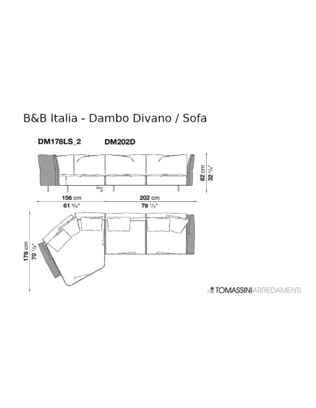 Divano Dambo (Offerta Expo) B&B Italia - 8