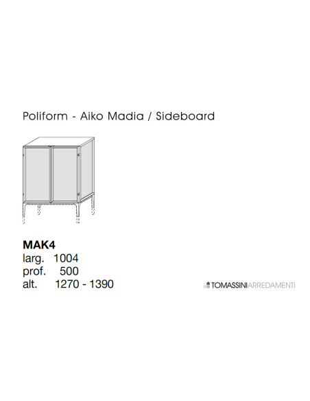 Madia  Aiko (Offerta Expo) Poliform - 6